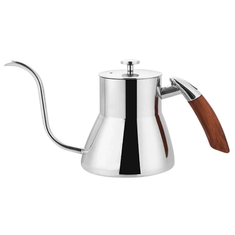Pour Over Kettle - 304 Edelstahl Schwanenhals-Kaffeekanne, tragbarer 800ml Übergießkessel