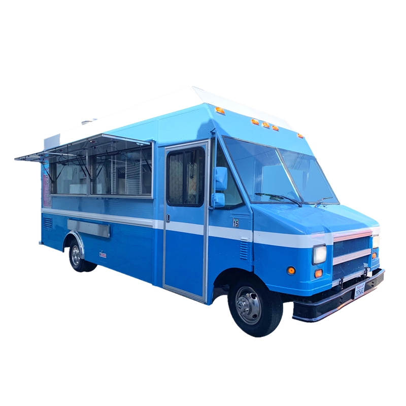 Coffee Tea Van - Blaue Farbe Elektrisches Kaffeeverkaufsfahrzeug Imbisswagen Mobile