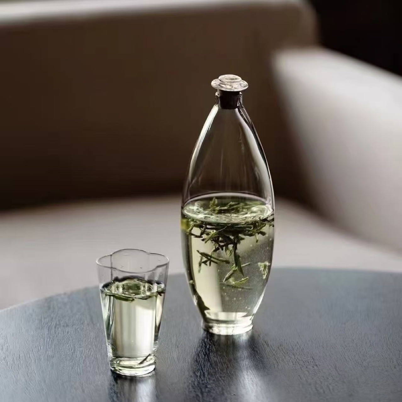 Cold Brew Bottle - Neue Chinoiserie Cold Brew Glasflasche Transparente
