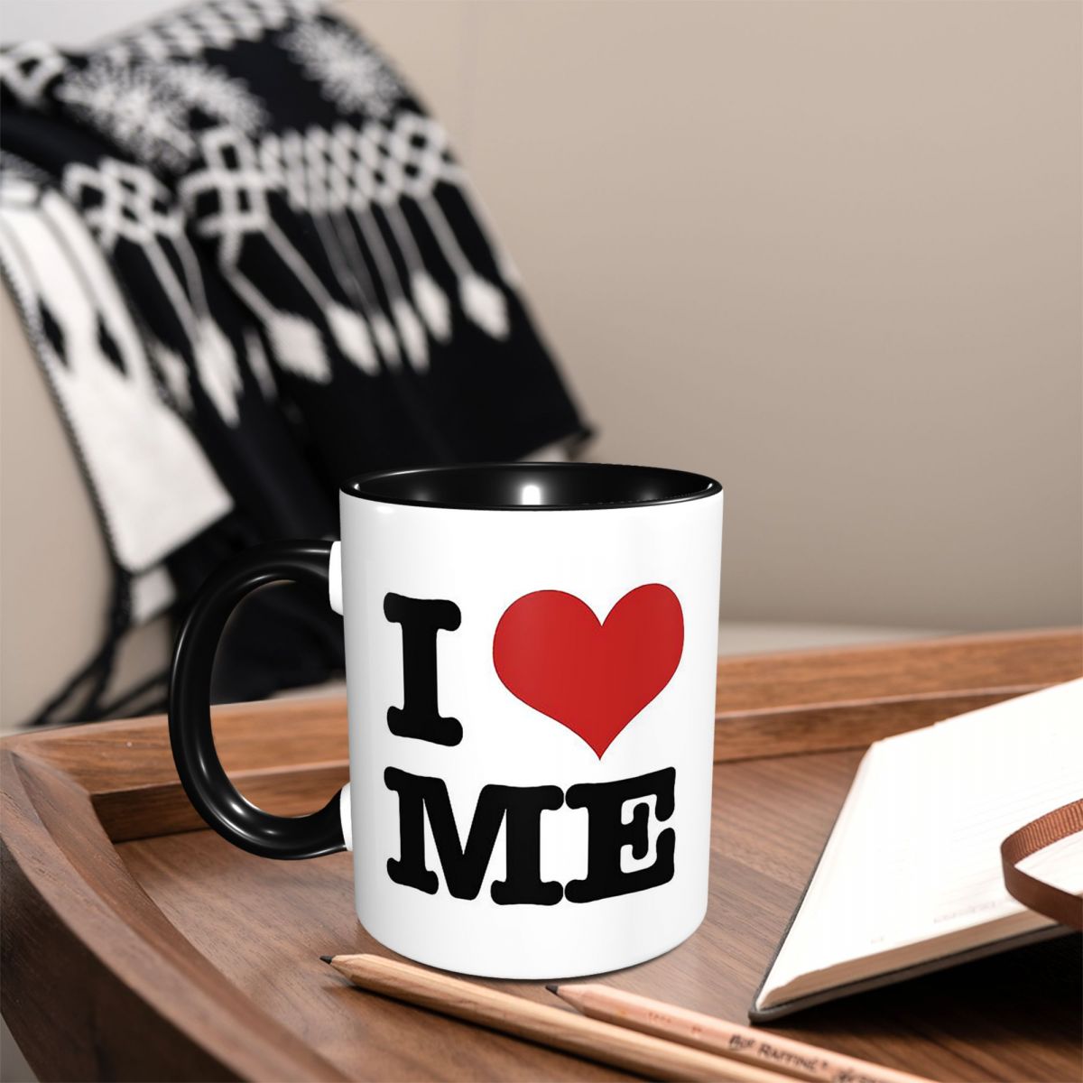 Coffee Tea With Me - I Love Me Tasse Lustige Keramik-Kaffeetassen