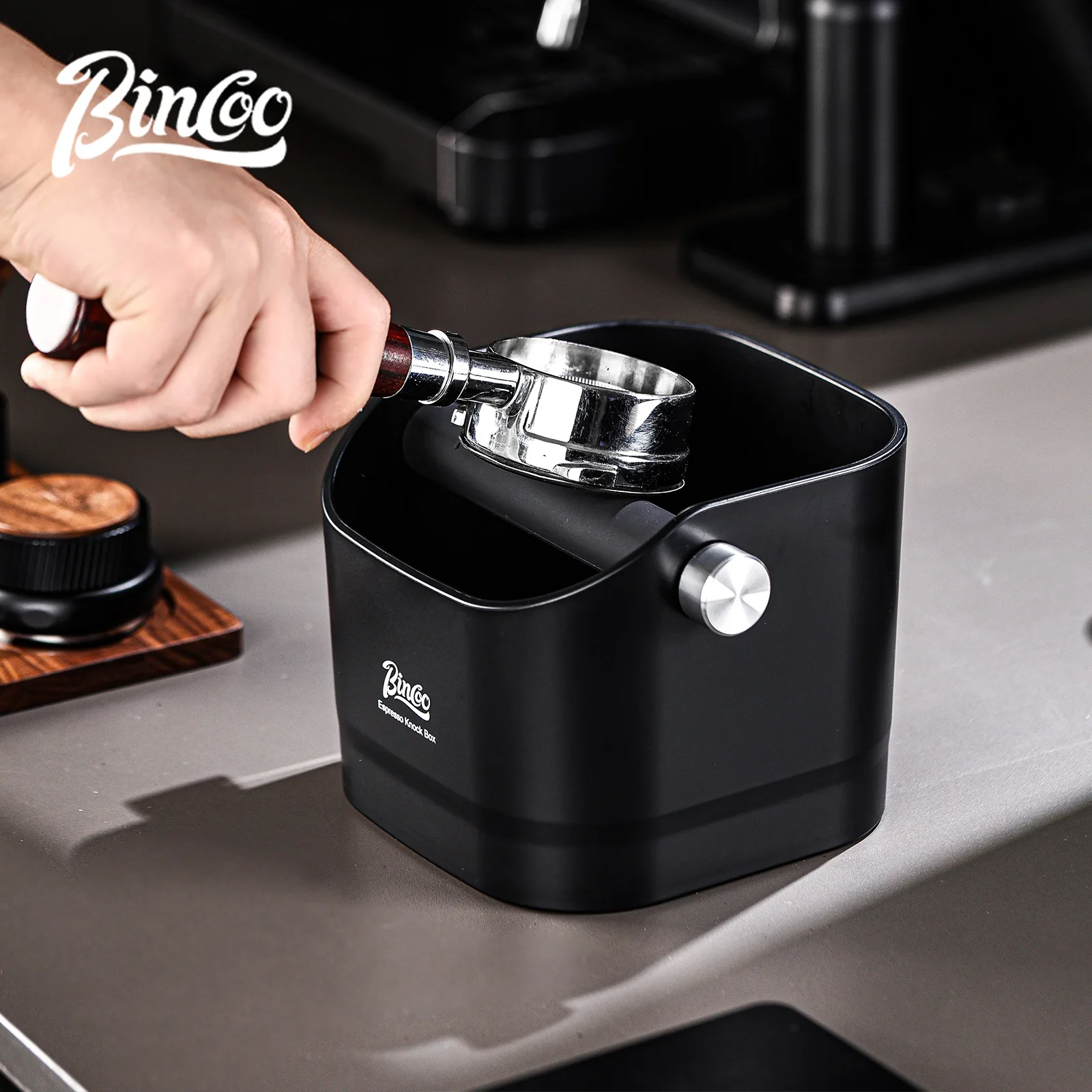 Coffee Tea Espresso - Bincoo Kaffeesatzbehälter 0,8L Espresso-Abklopfbehälter Rutschfester Espresso-Entleerungsbehälter