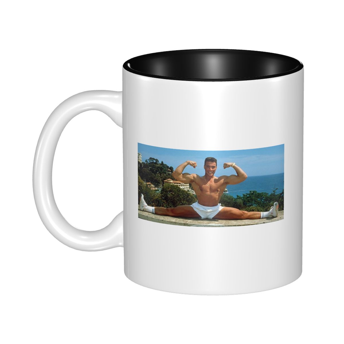 Coffee Tea Van - Jean Claude Van Damme Splits Mug,
