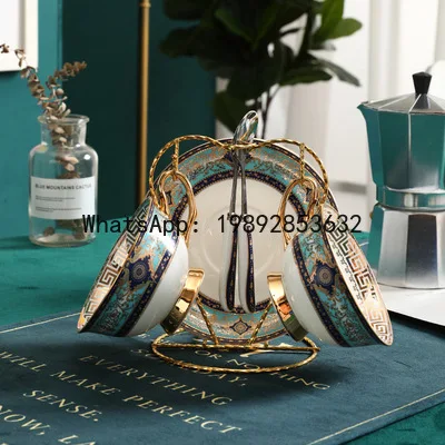 Coffee Tea & Hot Chocolate - b20Luxuriöses Bone China Kaffeeservice Europäisches Porzellan