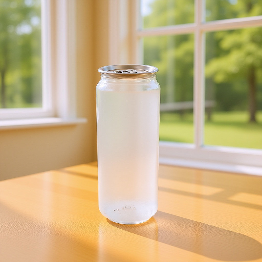 Coffee Tea Drink - 5 Stück transparente Getränkedosen mit leicht
