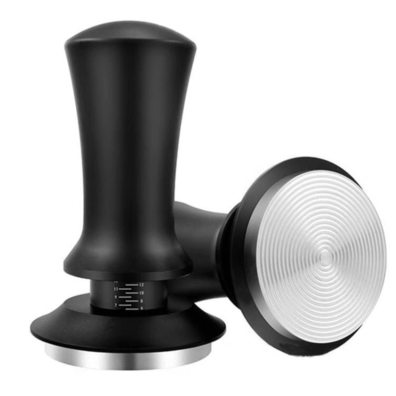 Coffee Tamper Leveler - Kaffeestampfer 58mm 54mm 51mm mit Wellenboden,