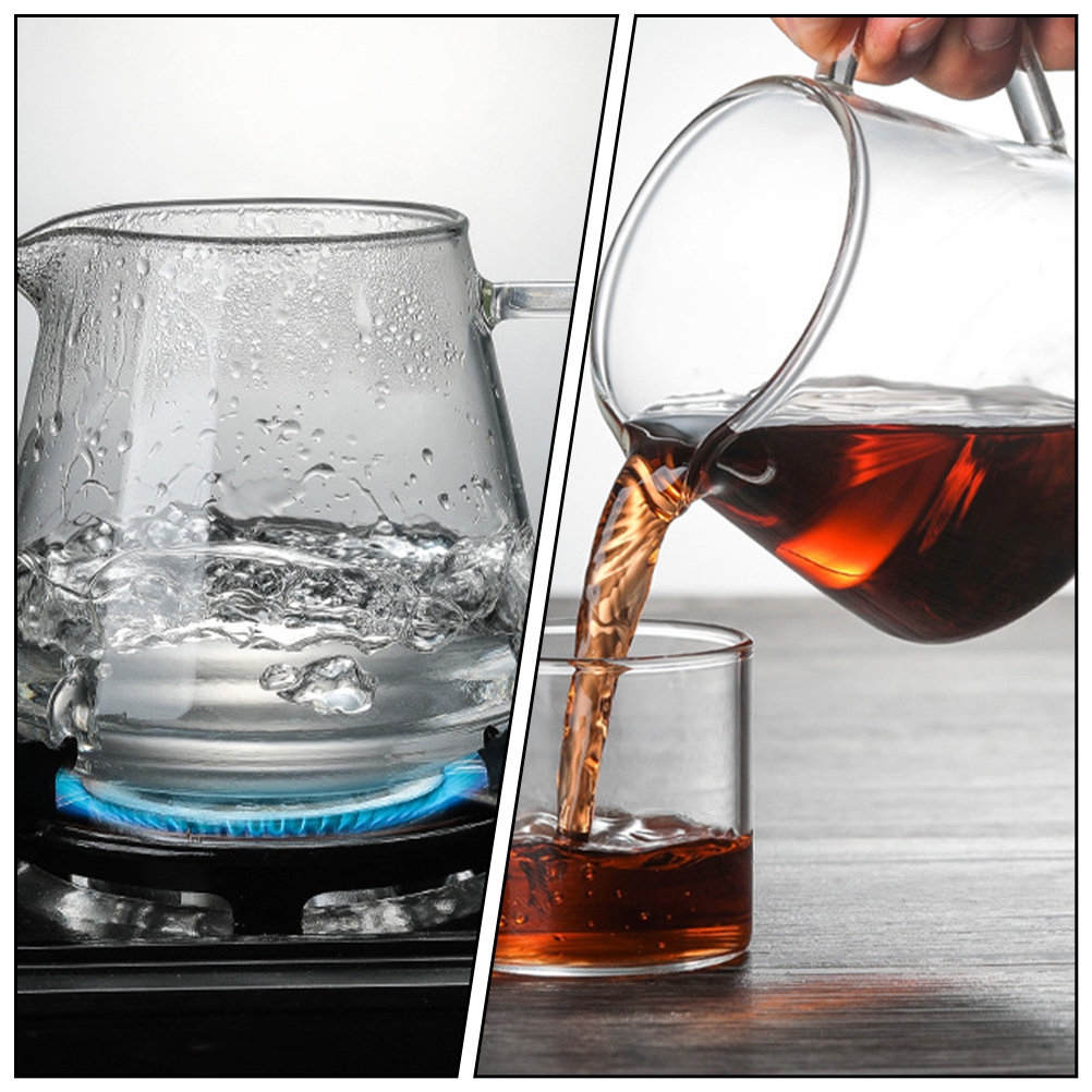 Coffee Tea Drink - 1 Stück 650ml Hochwertige Glaskanne für