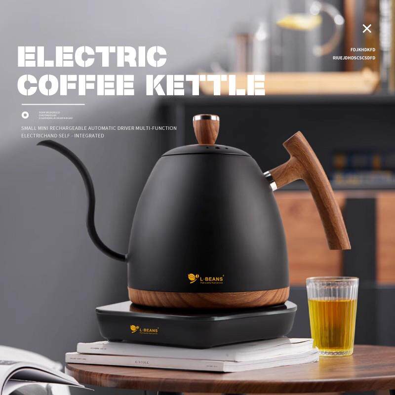 Tea And Coffee Kettle - Elektrischer Schwanenhals-Wasserkocher mit Präziser Temperaturregelung aus
