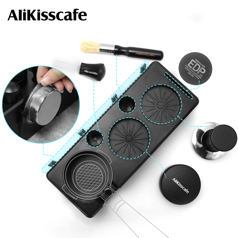 Coffee Tea Espresso - AliKisscafe Kaffee Tamping Station Siebträger Halter