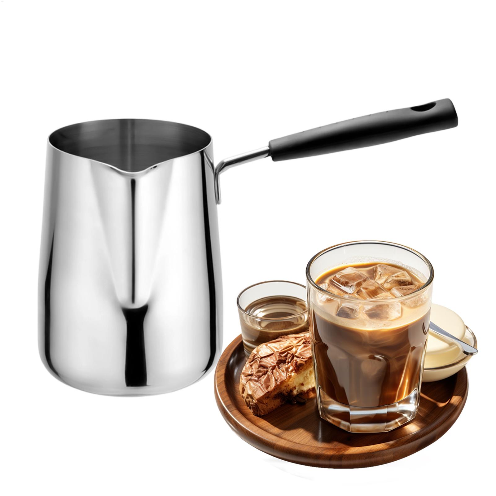 Coffee Tea Drink - Kleine Kaffeekanne 600ml Getränke-Schmelztopf mit Ausgießer