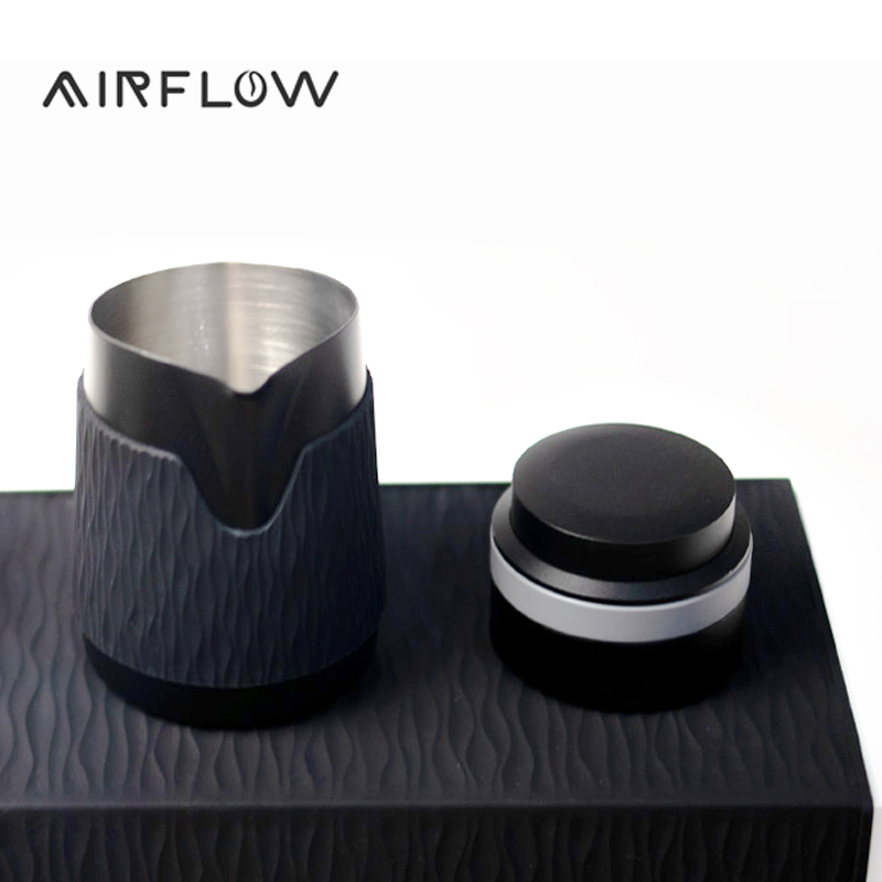 Coffee Tea Espresso - AIRFLOW Kaffee-Silikonmatte, Espresso-Kaffee-Tampermatte, Silikonkautschuk-Eckmatte, rutschfeste Unterlage,