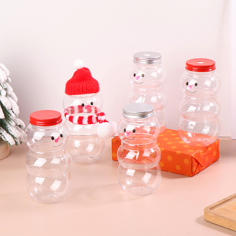 Coffee Tea Or - 500 ml Schneemann-Wasserflaschen mit Weihnachtsmotiv; Geeignet
