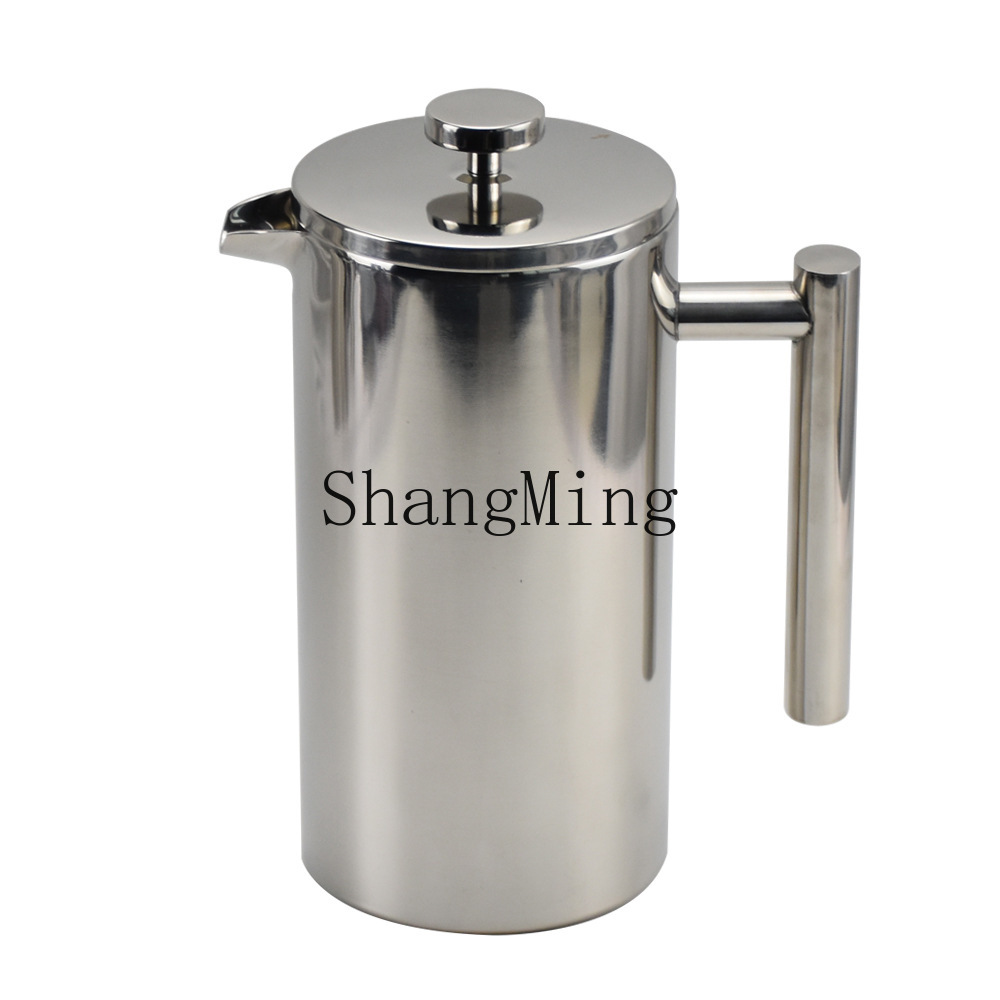 Tea Coffee Utensils - DSA Edelstahl French Press Kaffeekanne, Kaffeefilterkanne,