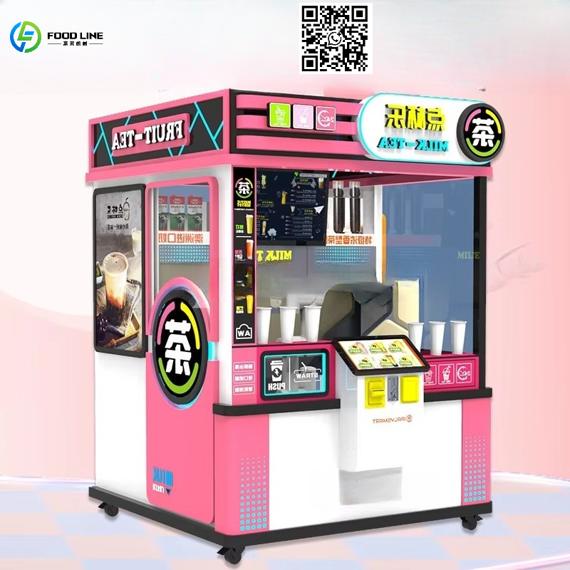 Coffee Tea Drink - Maßgeschneiderter Heiß- und Kaltgetränkeautomat mit Arm-Verkaufsautomat
