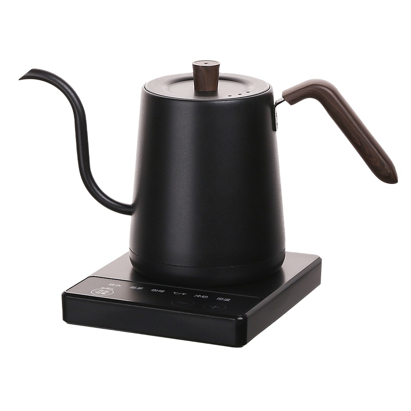 Pour Over Kettle - Edelstahl-Wasserkocher mit Schwanenhals und Temperaturregelung für