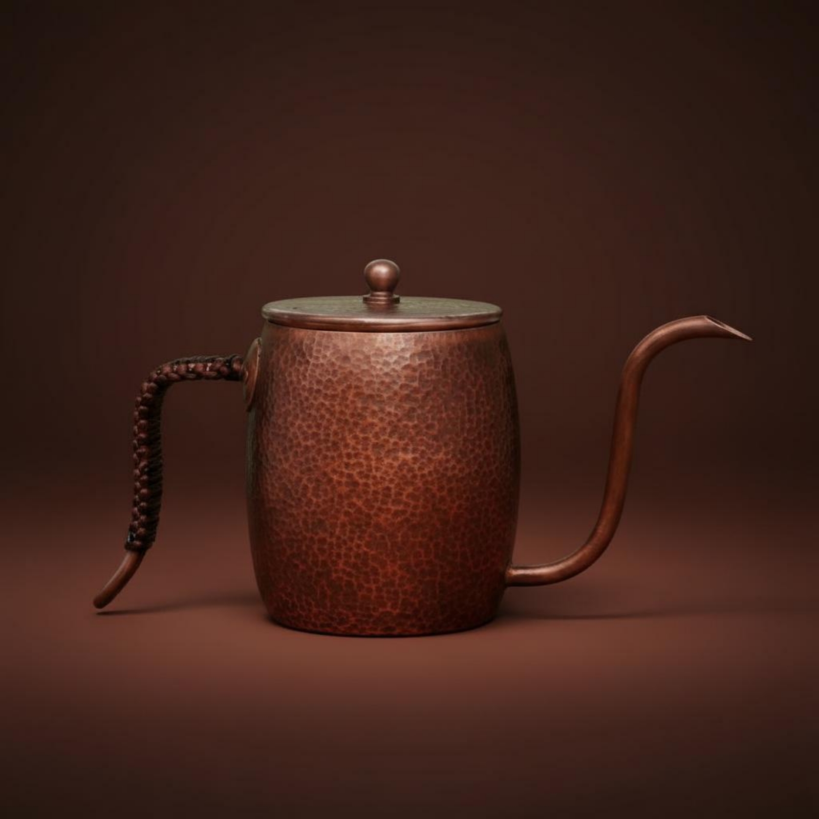 Tea And Coffee Kettle - Handgefertigte Kupfer-Kaffeekanne Langlebiges Design Schwanenhals-Kanne Trinkgeschirr