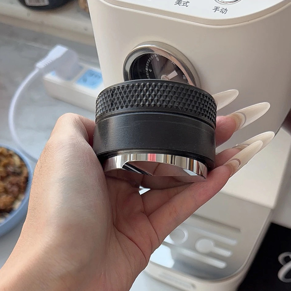Coffee Tamper Leveler - Kaffee-Verteiler Espresso-Verteilungswerkzeug/Nivellierer mit 3 abgewinkelten Flächen,