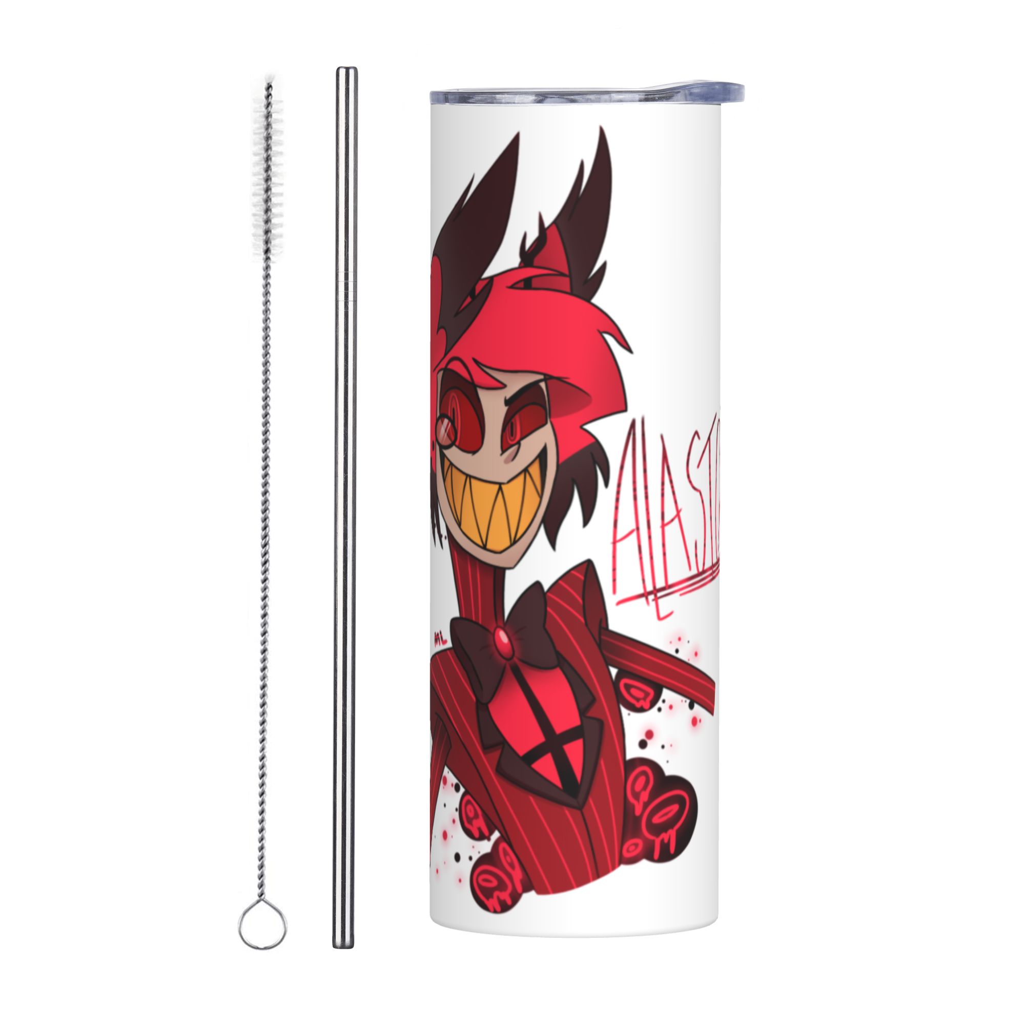 Double Wall Mug - Hazbin Hotel TV-Show-Thermobecher, doppelwandig, vakuumisoliert, mit