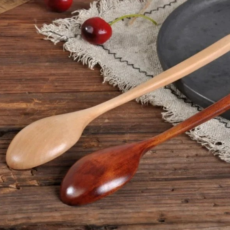 Tea Coffee Utensils - 1/2 Pc Holz Löffel Geschirr Küche