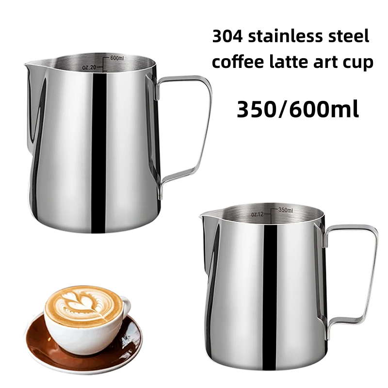 Barista Milk Jug - Milchaufschäumkrug, 350/600 ml, Messkrug aus Edelstahl
