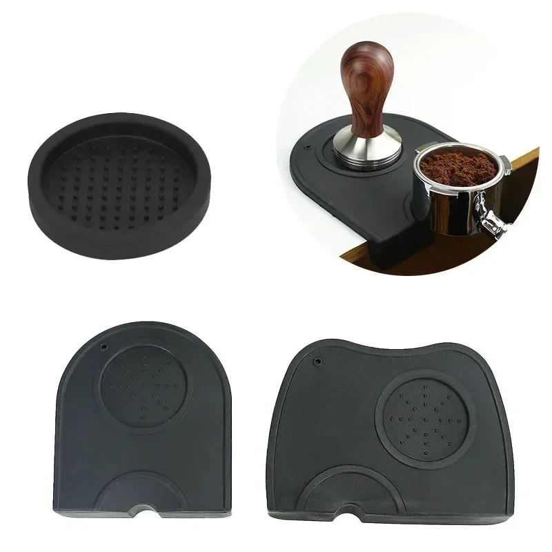 Coffee Tea Espresso - Kaffeepulver-Pad, rutschfeste Silikon-Stampfstation, Espresso-Matte für Zuhause,