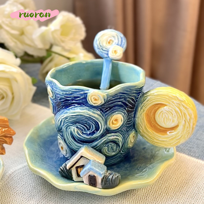 Van Gogh Sternennacht Keramik- – Coffee Tea Van Bewertung und Preis