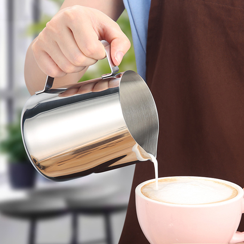 Edelstahl Milchaufschäumkännch – Barista Milk Jug Bewertung und Preis