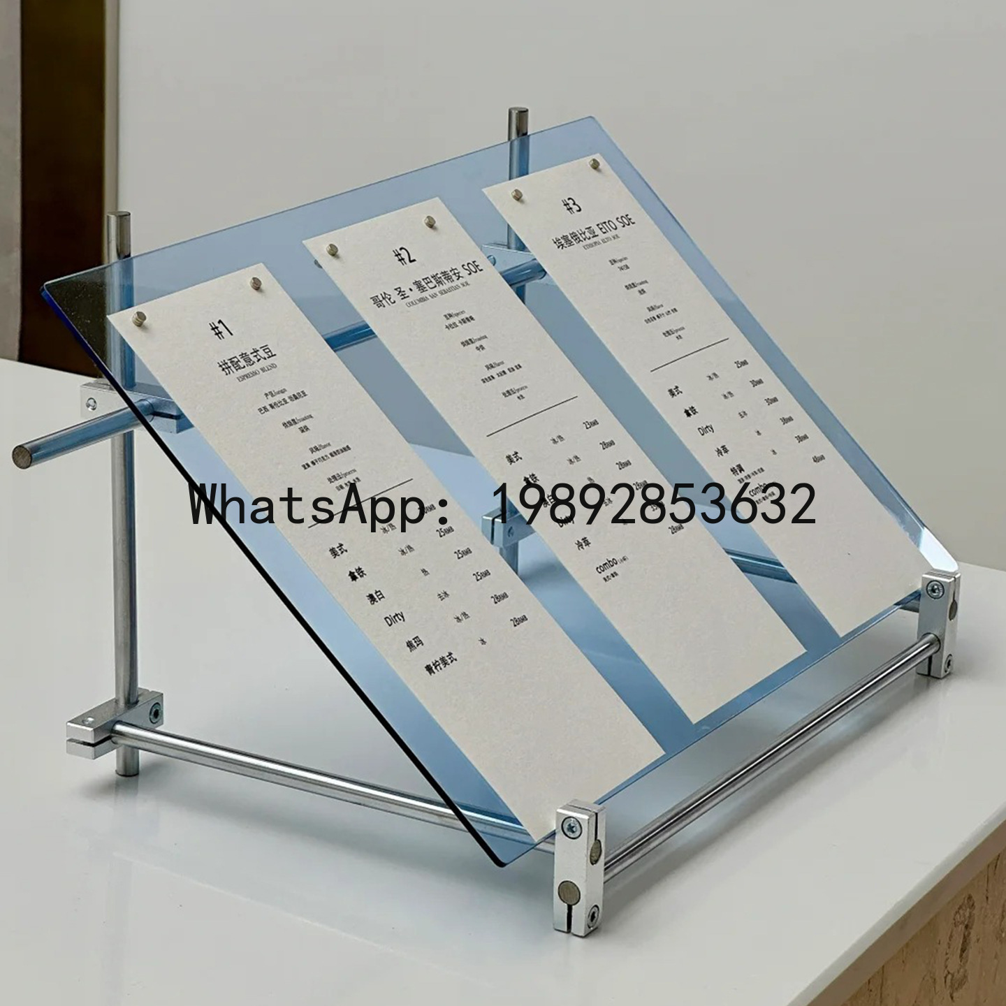 YFY Acryl Optische Achse Displ – Coffee Tea Menu Bewertung und Preis