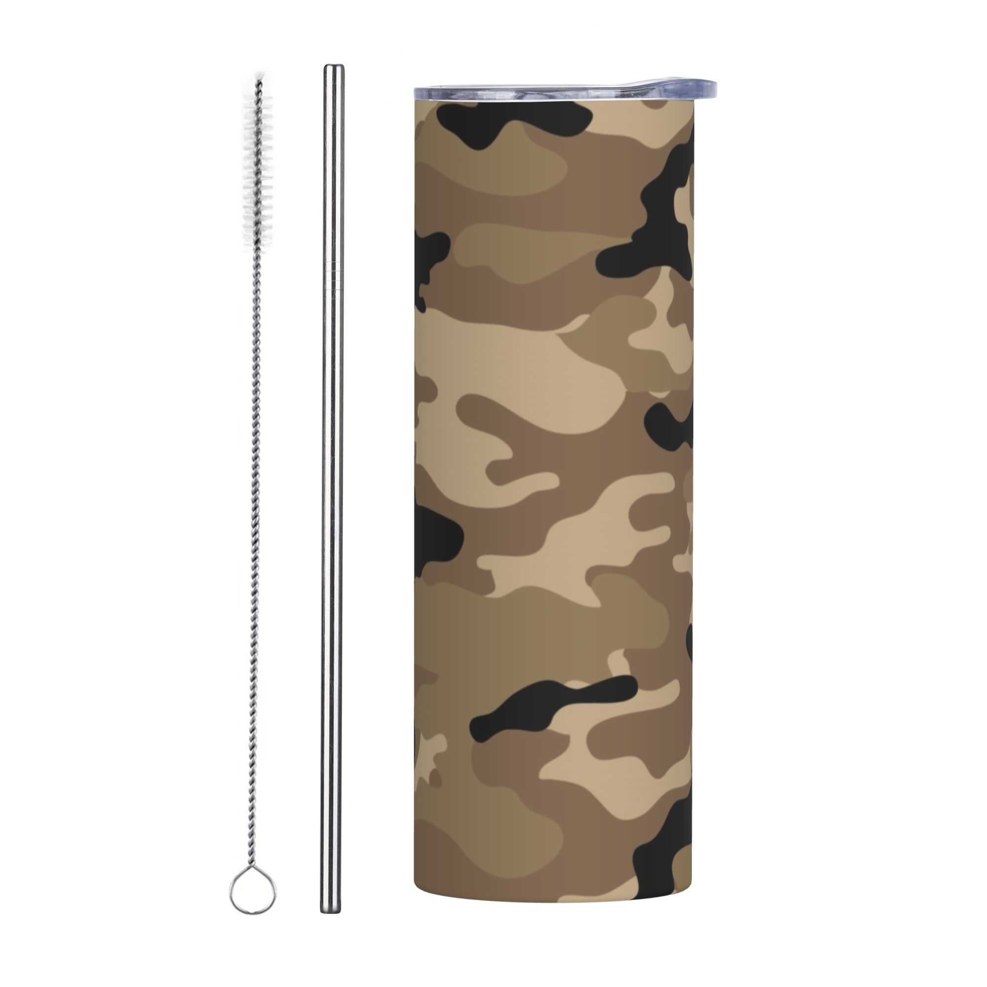 Brauner Woodland Camo Muster V – Double Wall Mug Bewertung und Preis