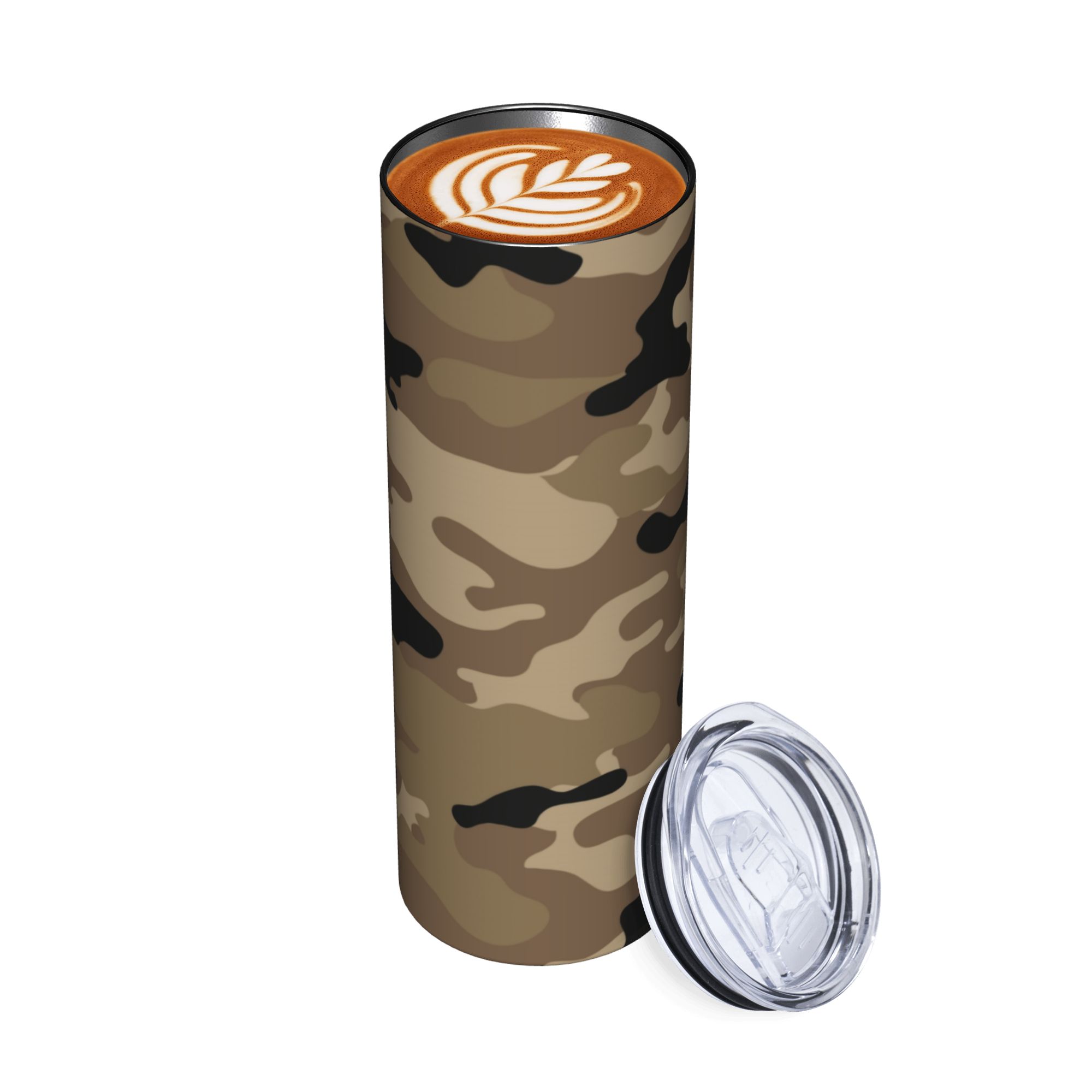 Brauner Woodland Camo Muster V – Double Wall Mug Bewertung und Preis