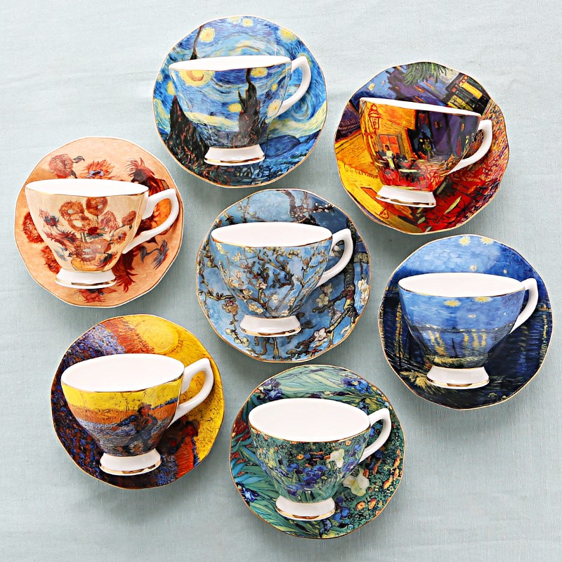 Van Gogh Kunst Malerei Kaffee  – Coffee Tea Van Bewertung und Preis