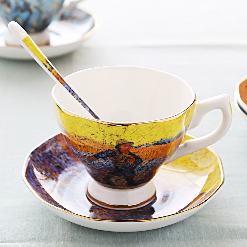 Van Gogh Kunst Malerei Kaffee  – Coffee Tea Van Bewertung und Preis