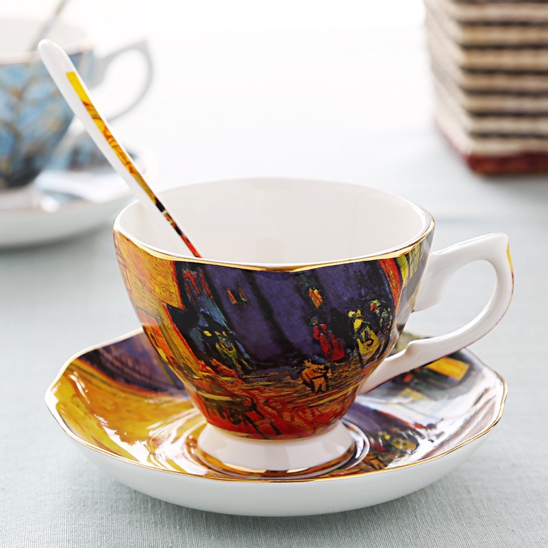 Van Gogh Kunst Malerei Kaffee  – Coffee Tea Van Bewertung und Preis