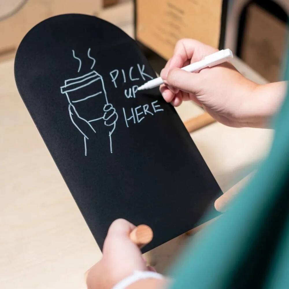Handbemalter Menüständer aus M – Coffee Tea Menu Bewertung und Preis