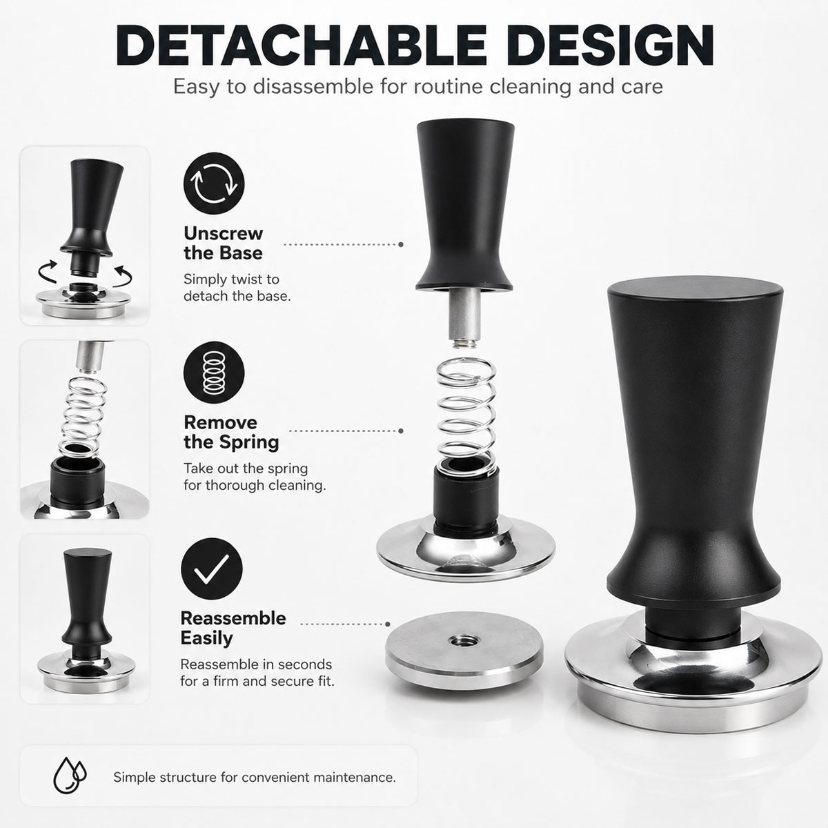 1 Stück 51/53/58 mm Kaffeestam – Coffee Tamper Leveler Bewertung und Preis