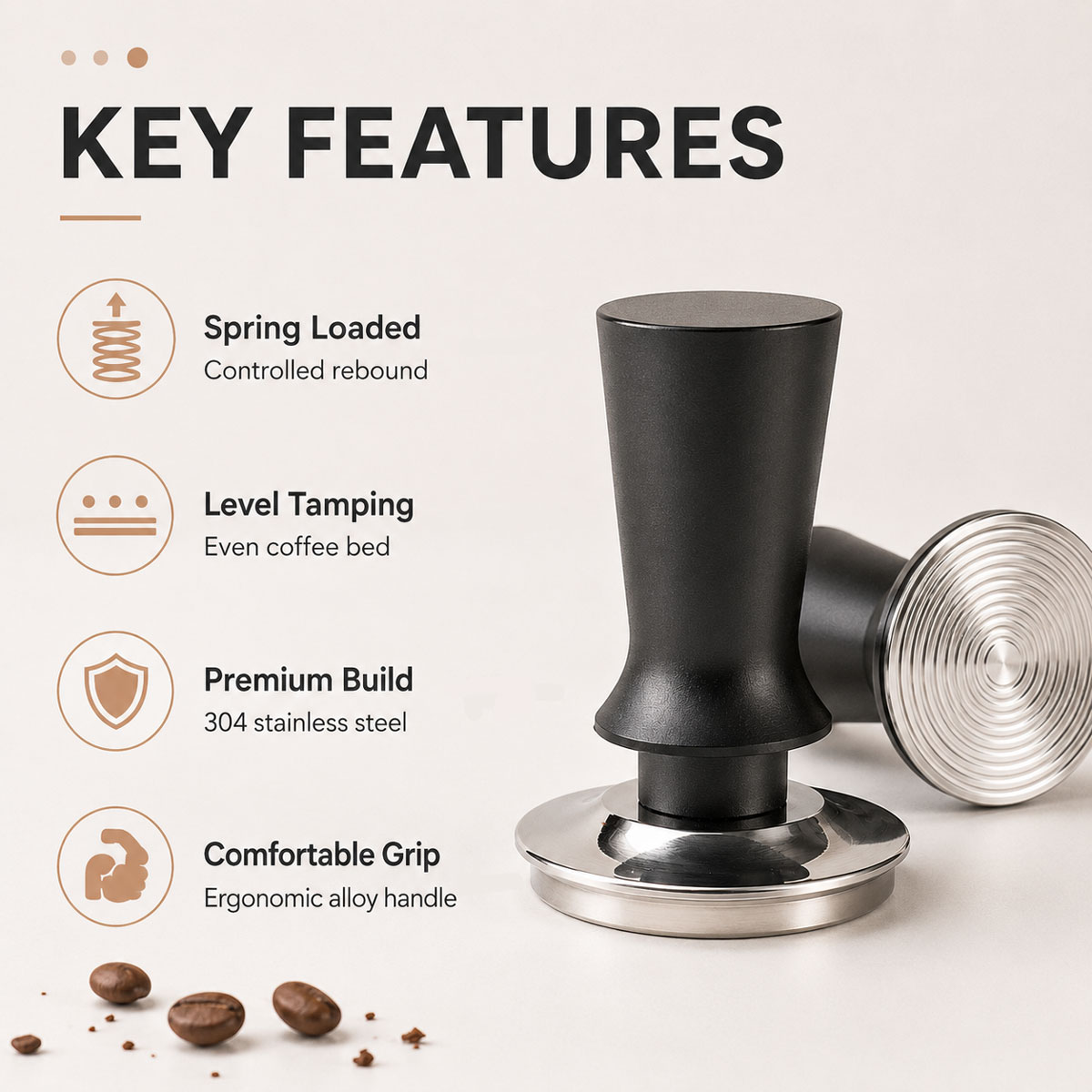 1 Stück 51/53/58 mm Kaffeestam – Coffee Tamper Leveler Bewertung und Preis