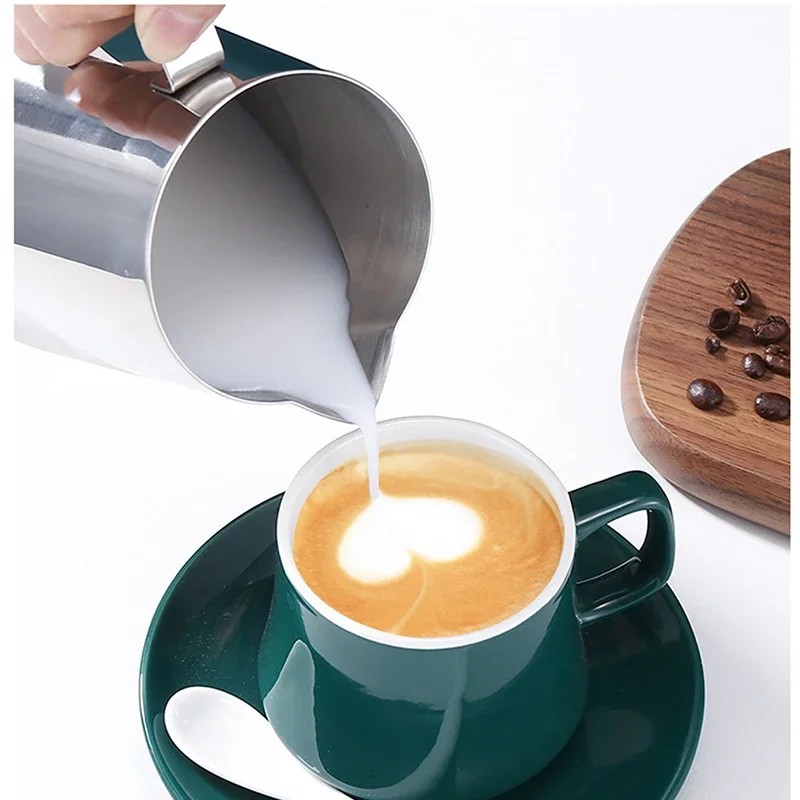 Edelstahl-Milchaufschäumkrug m – Barista Milk Jug Bewertung und Preis