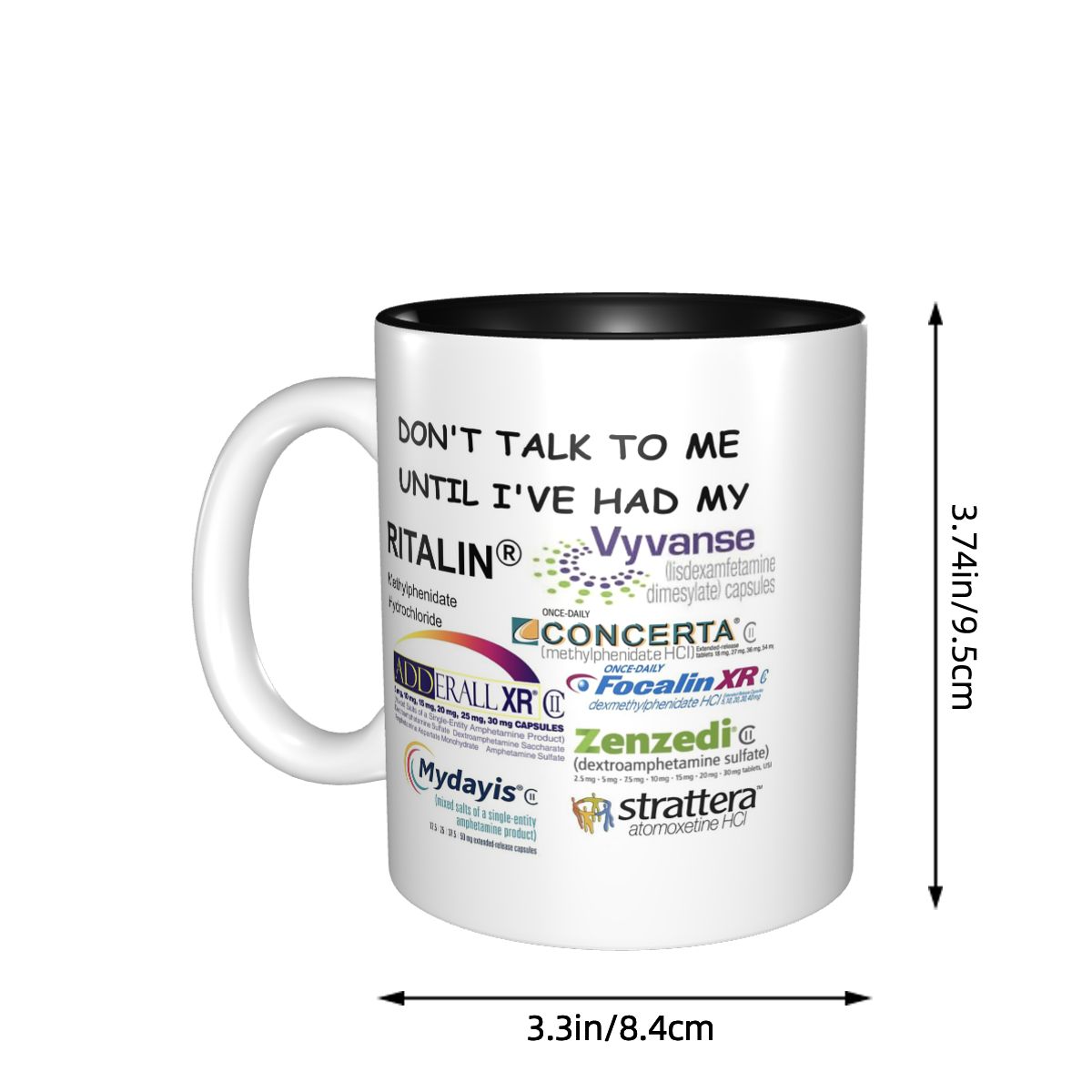 Tasse mit Aufschrift „Don't Ta – Coffee Tea With Me Bewertung und Preis