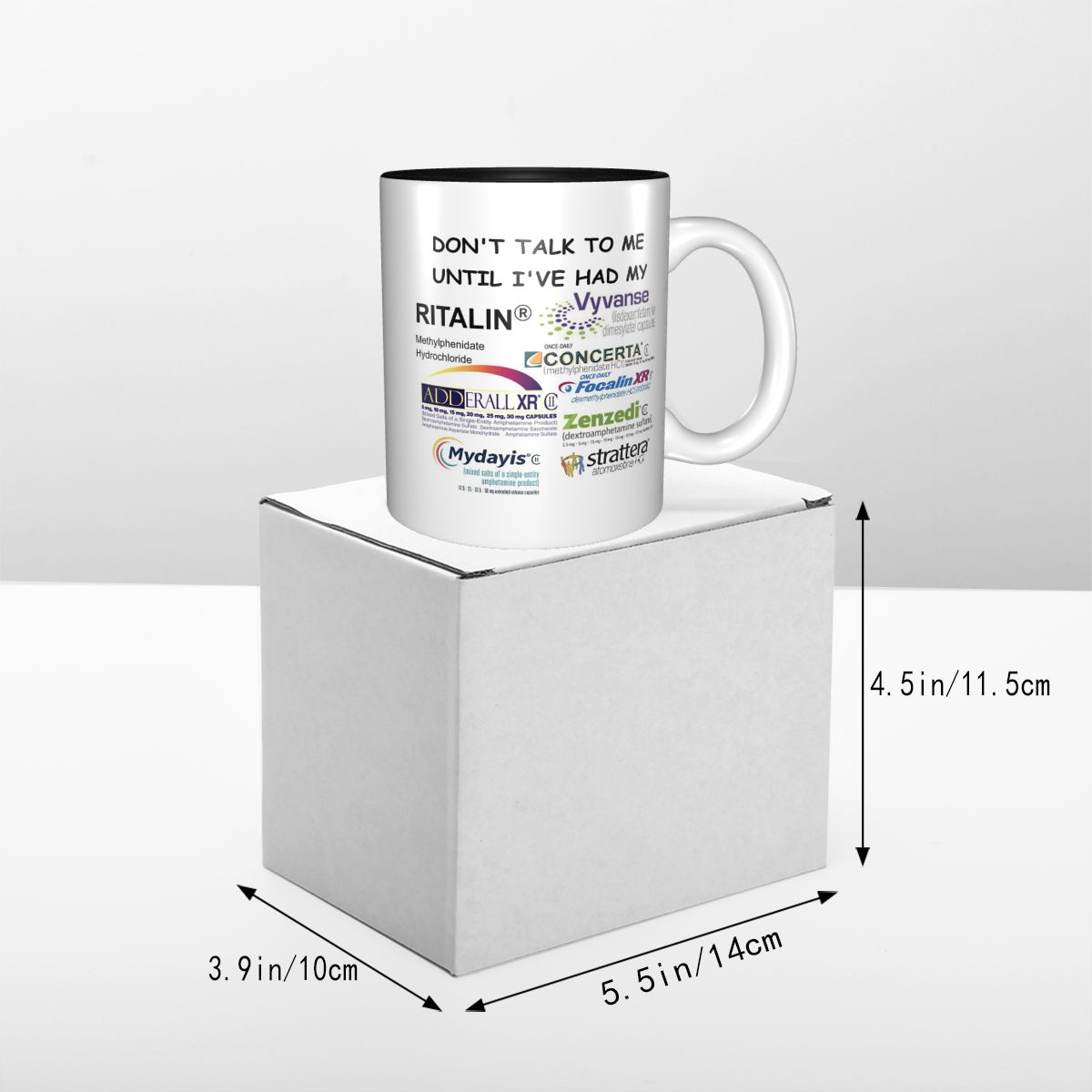 Tasse mit Aufschrift „Don't Ta – Coffee Tea With Me Bewertung und Preis