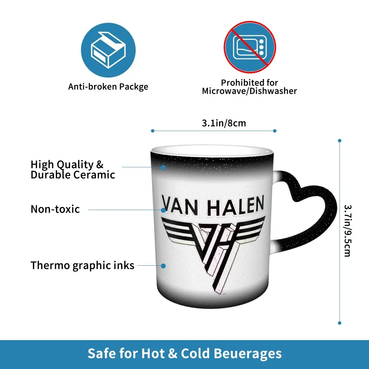 Van Halen 5150 Logo-Tasse, lus – Coffee Tea Van Bewertung und Preis