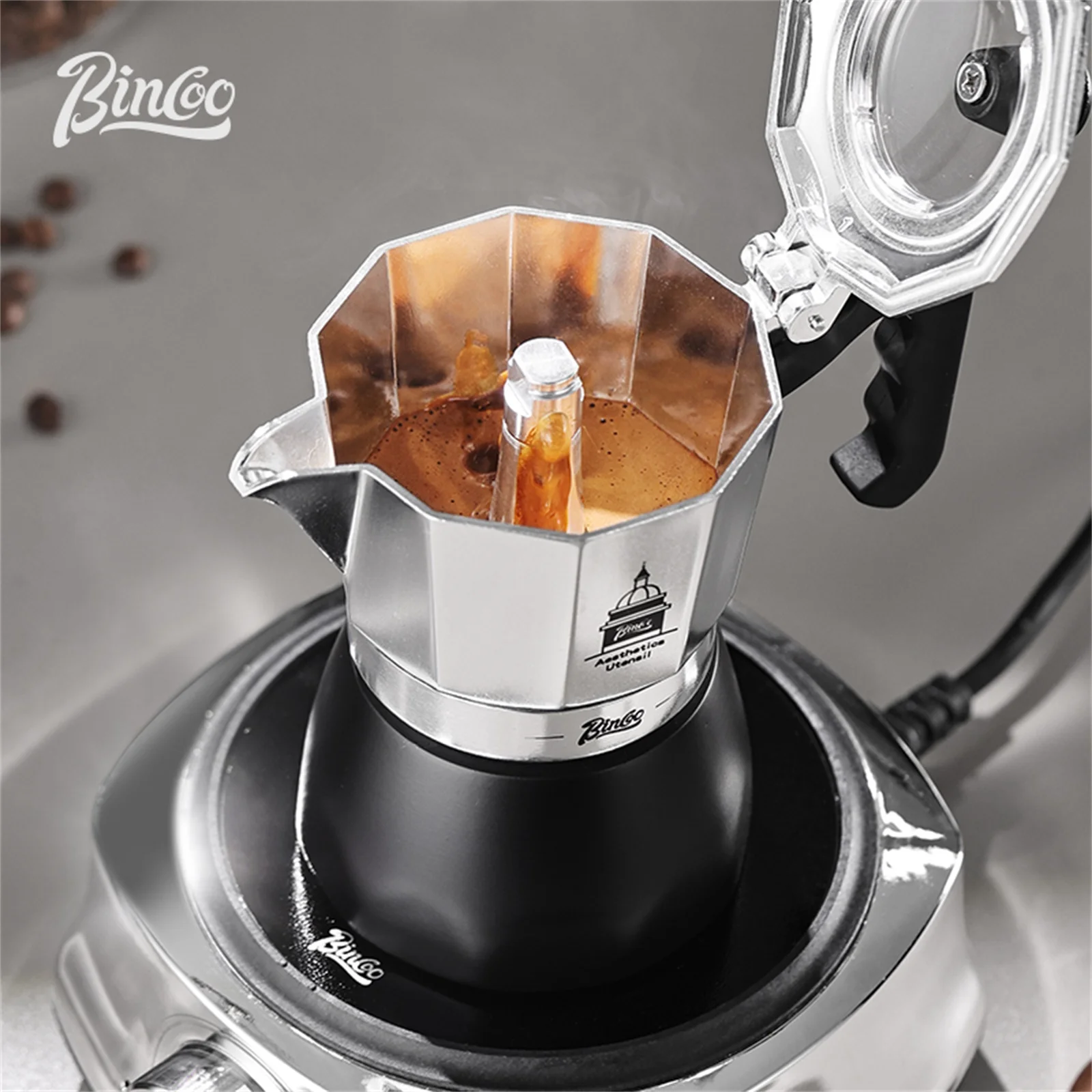 BINCOO Doppelventil-Moka-Topf, – Coffee Tea Espresso Bewertung und Preis