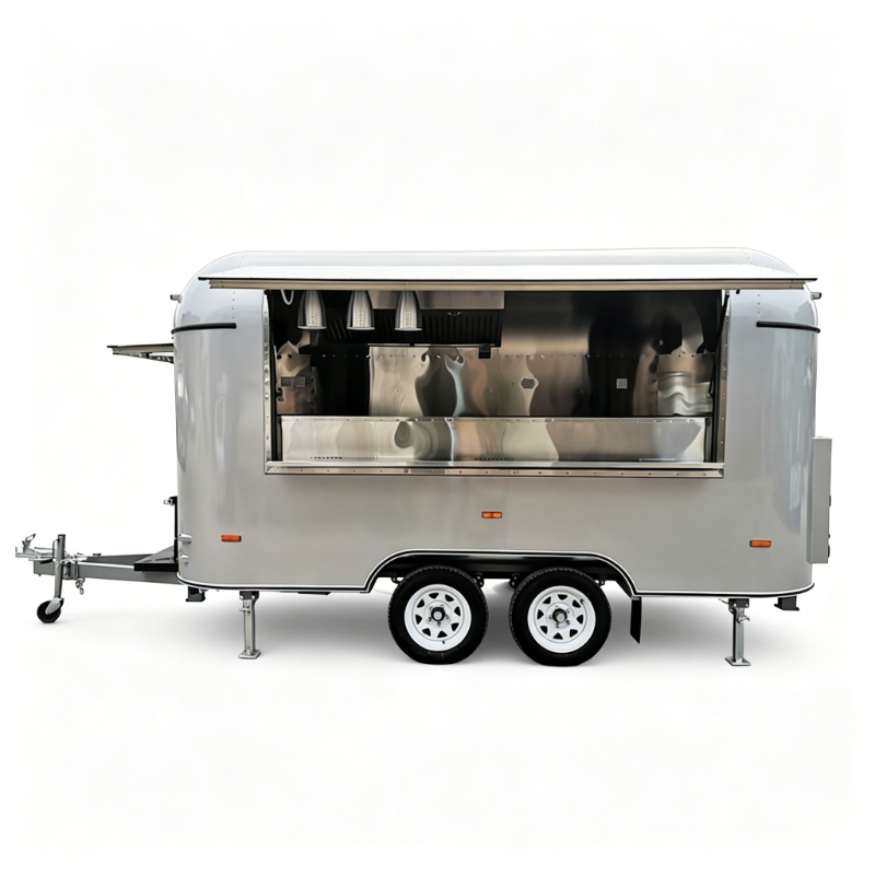 Food Truck Anhänger Straßenver – Coffee Tea Van Bewertung und Preis