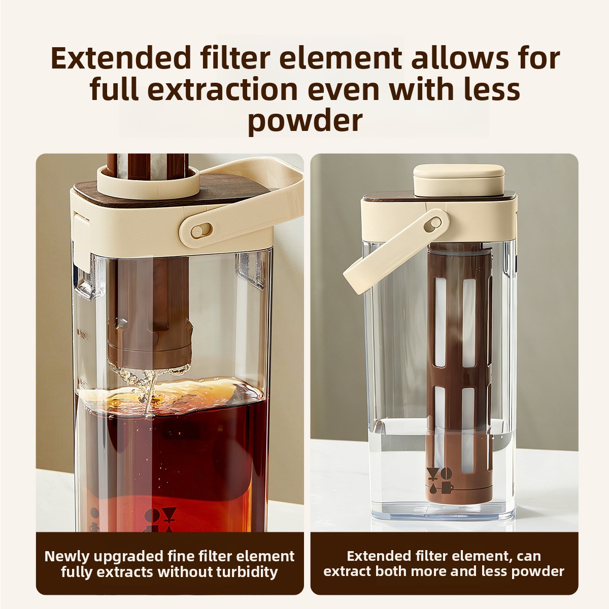 Großer Kaffee-Kaltbrüh-Topf fü – Tea And Coffee Kettle Bewertung und Preis