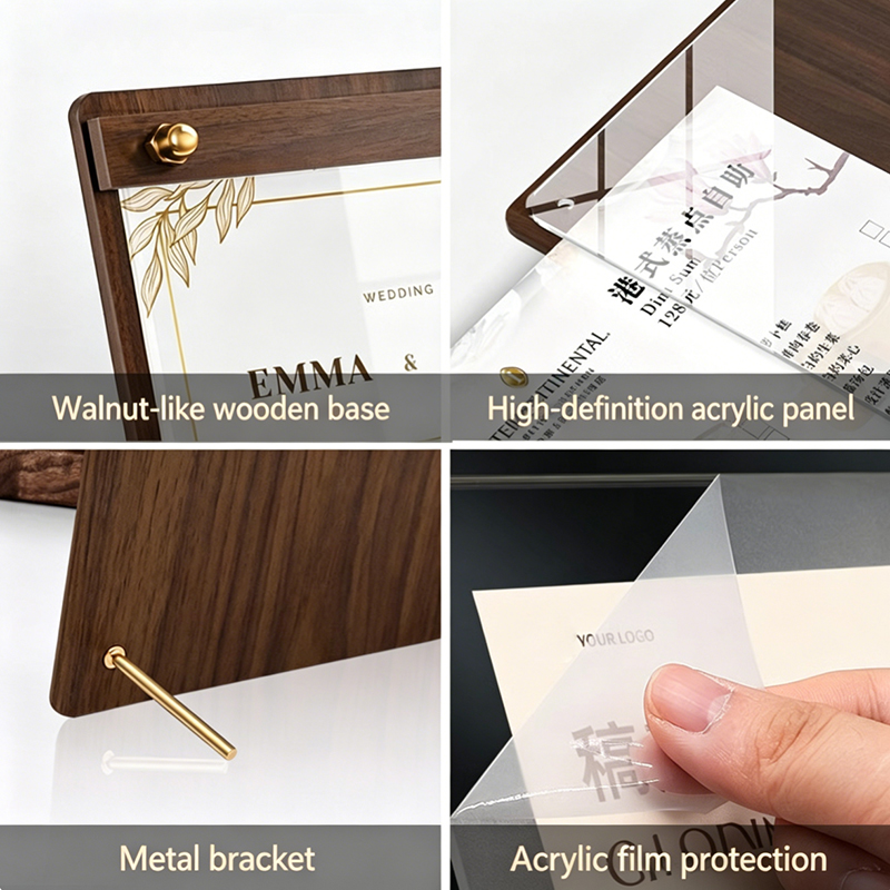 Maßgefertigter A4/A5 Acryl-Hol – Coffee Tea Menu Bewertung und Preis