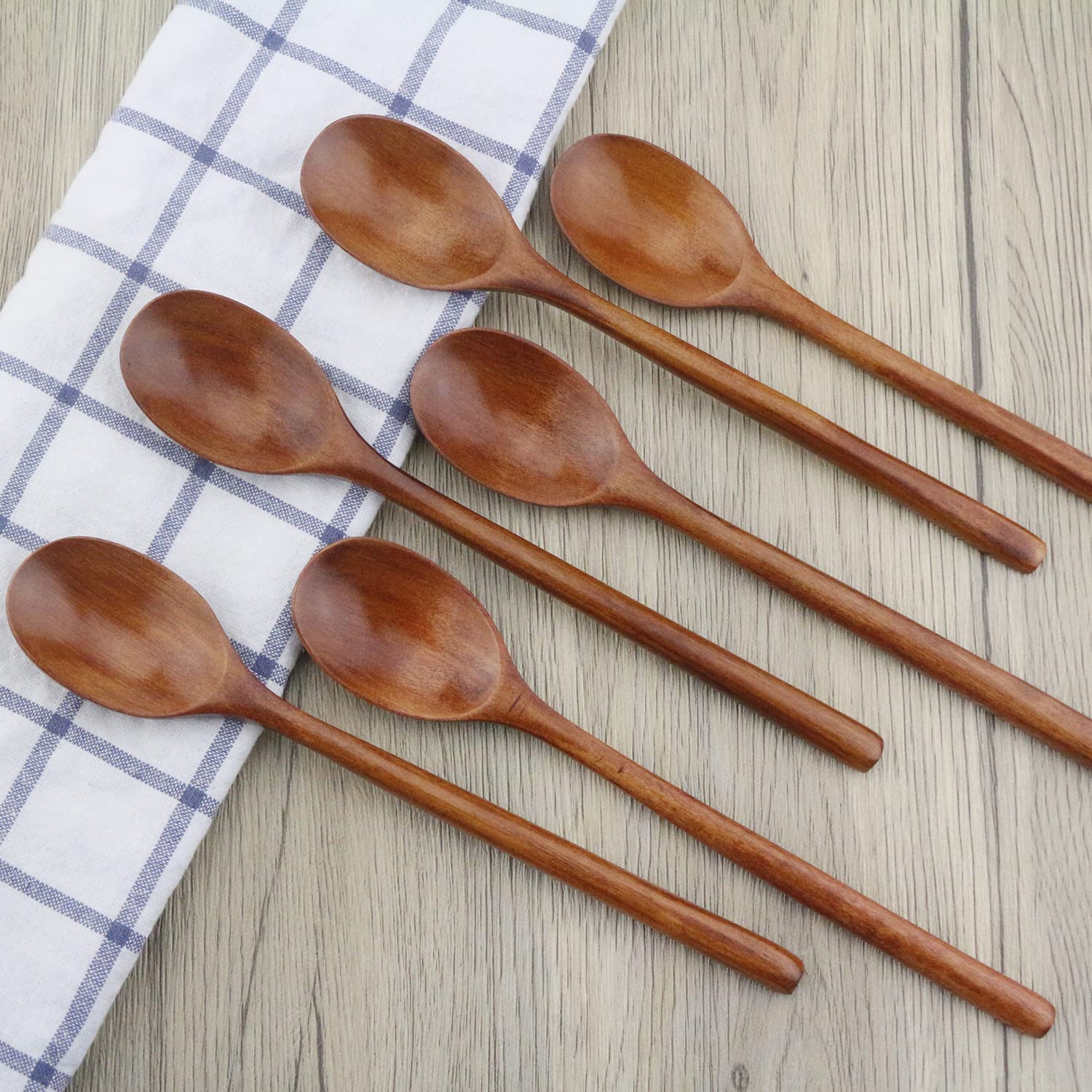 6 stücke Holz Löffel Geschirr  – Tea Coffee Utensils Bewertung und Preis