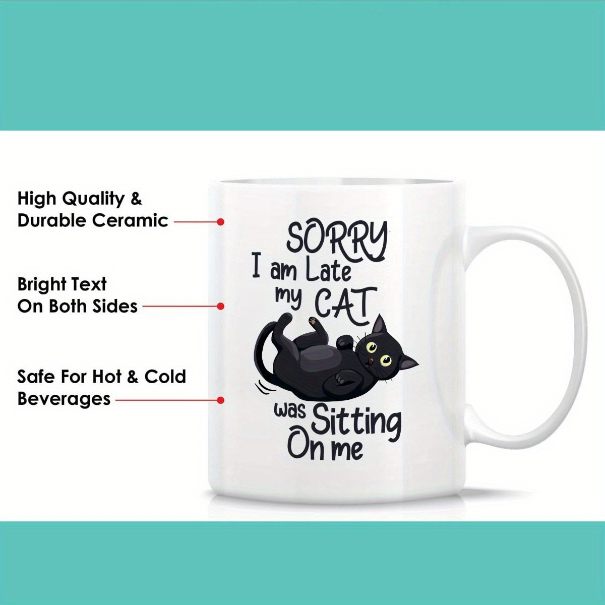 1 lustige Keramiktasse in Katz – Coffee Tea With Me Bewertung und Preis