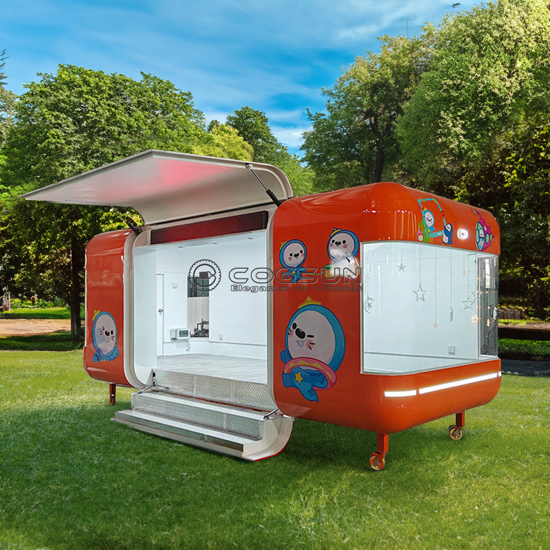 Street Mobile Food Trailer Piz – Coffee Tea Van Bewertung und Preis