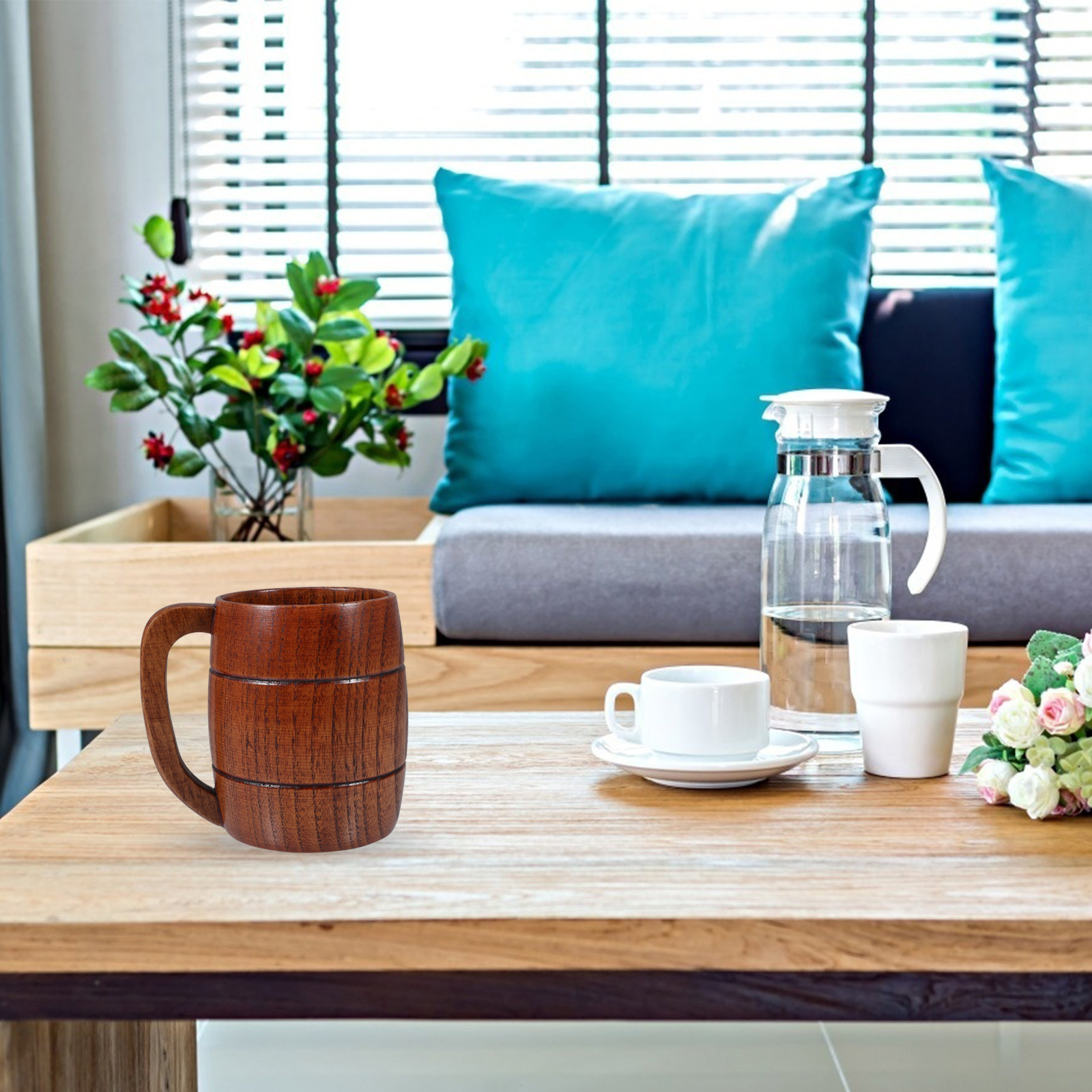 Holz-Bierkrug Kaffeetasse Wass – Coffee Tea Drink Bewertung und Preis
