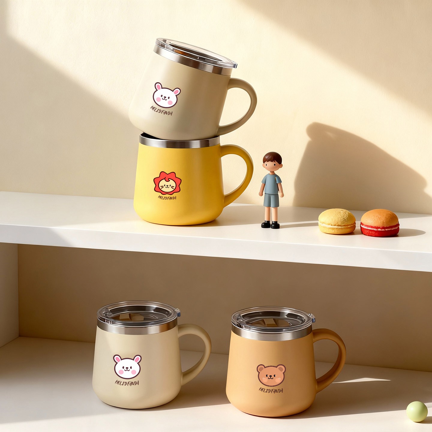 430ML Cartoon 316 Edelstahl Ka – Double Wall Mug Bewertung und Preis