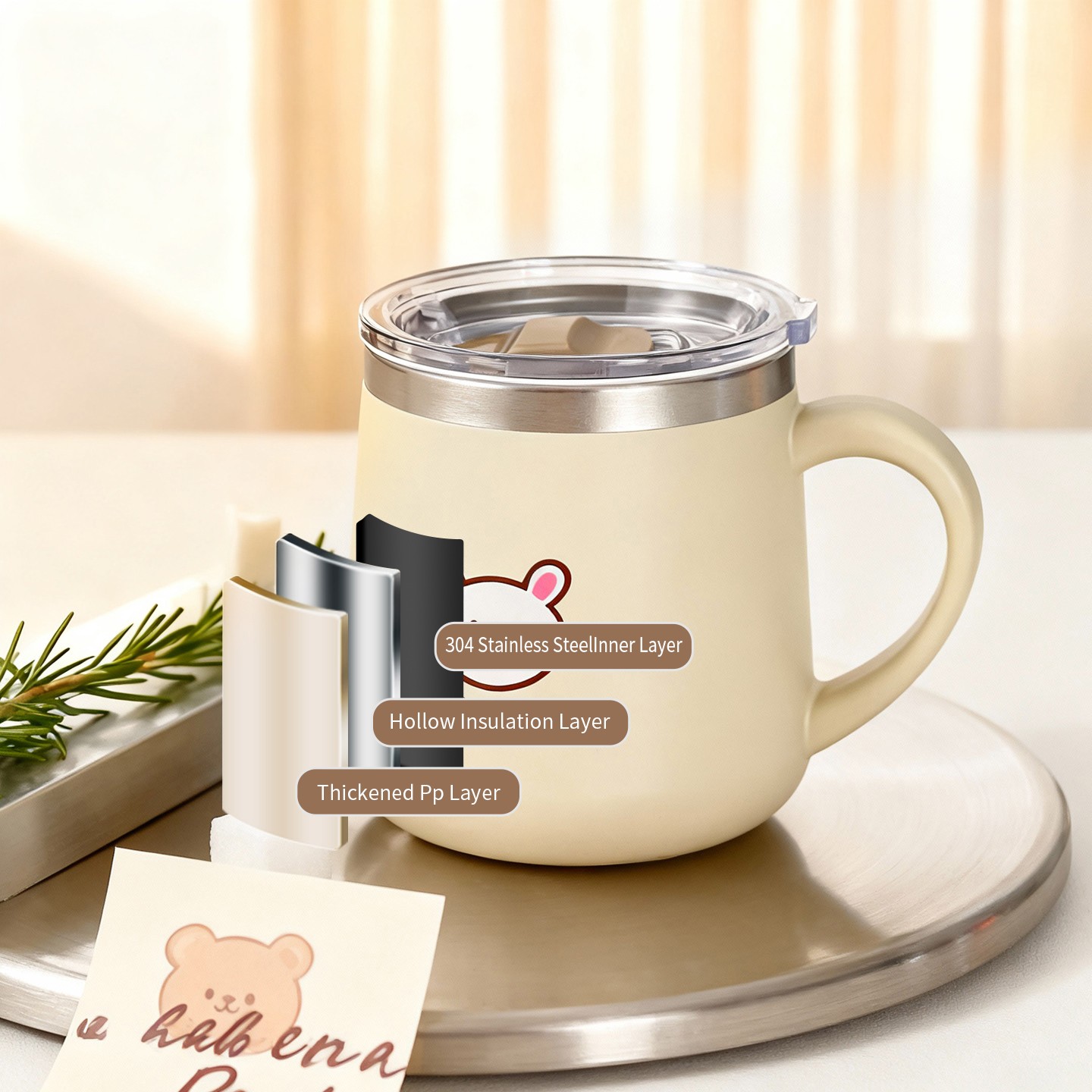 430ML Cartoon 316 Edelstahl Ka – Double Wall Mug Bewertung und Preis