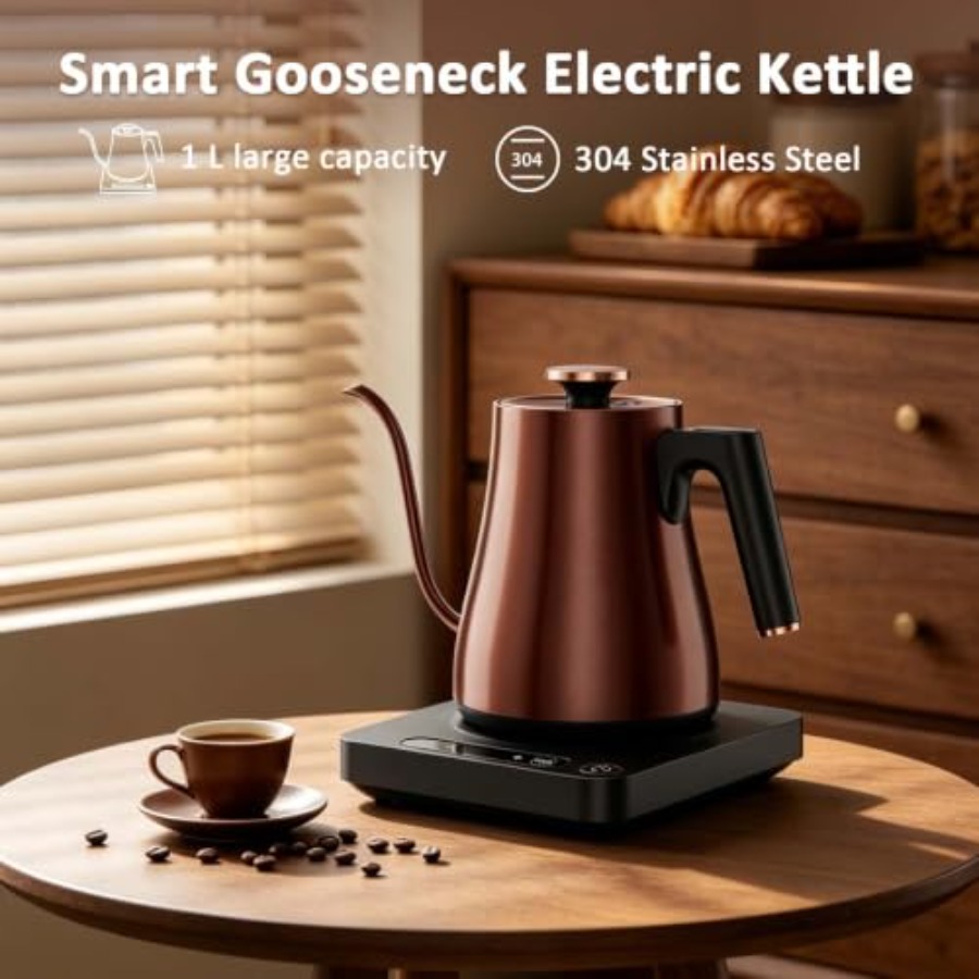 Elektrischer Schwanenhals-Wass – Pour Over Kettle Bewertung und Preis
